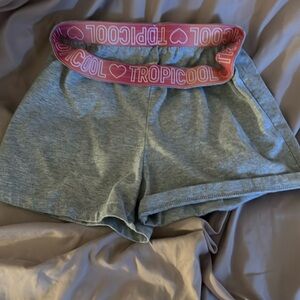 size large kids light gray shorts